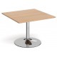 1000mm Square Meeting Table - Trumpet Base 